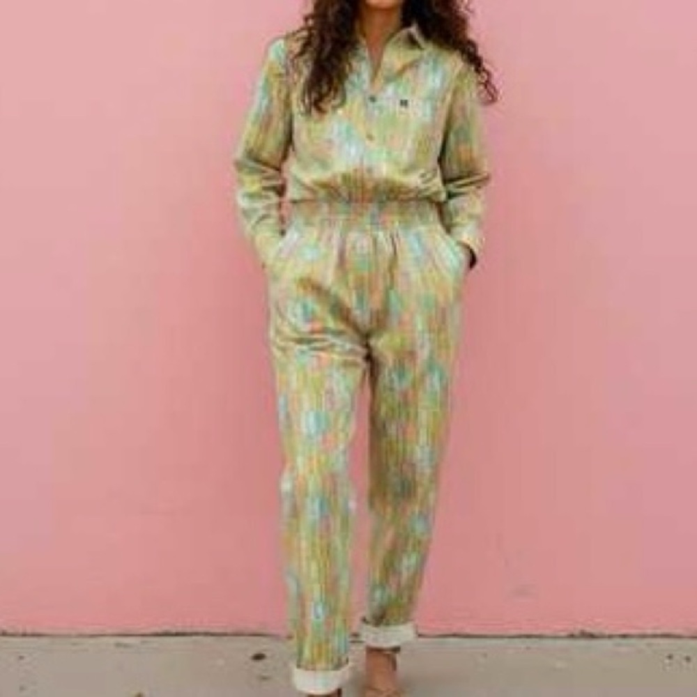 Lucy & Yak Frankie organic cotton Jumpsuit XL